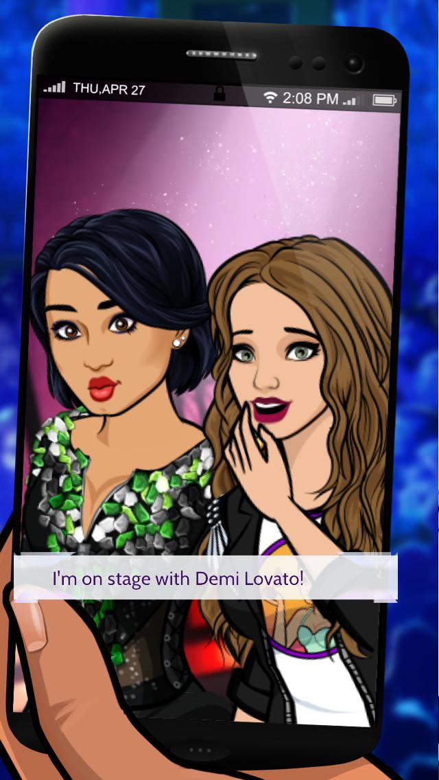 winkingmuke's tweet image. I got a photo on stage with Demi Lovato! #episode #demipathtofame bit.ly/GetEpisode