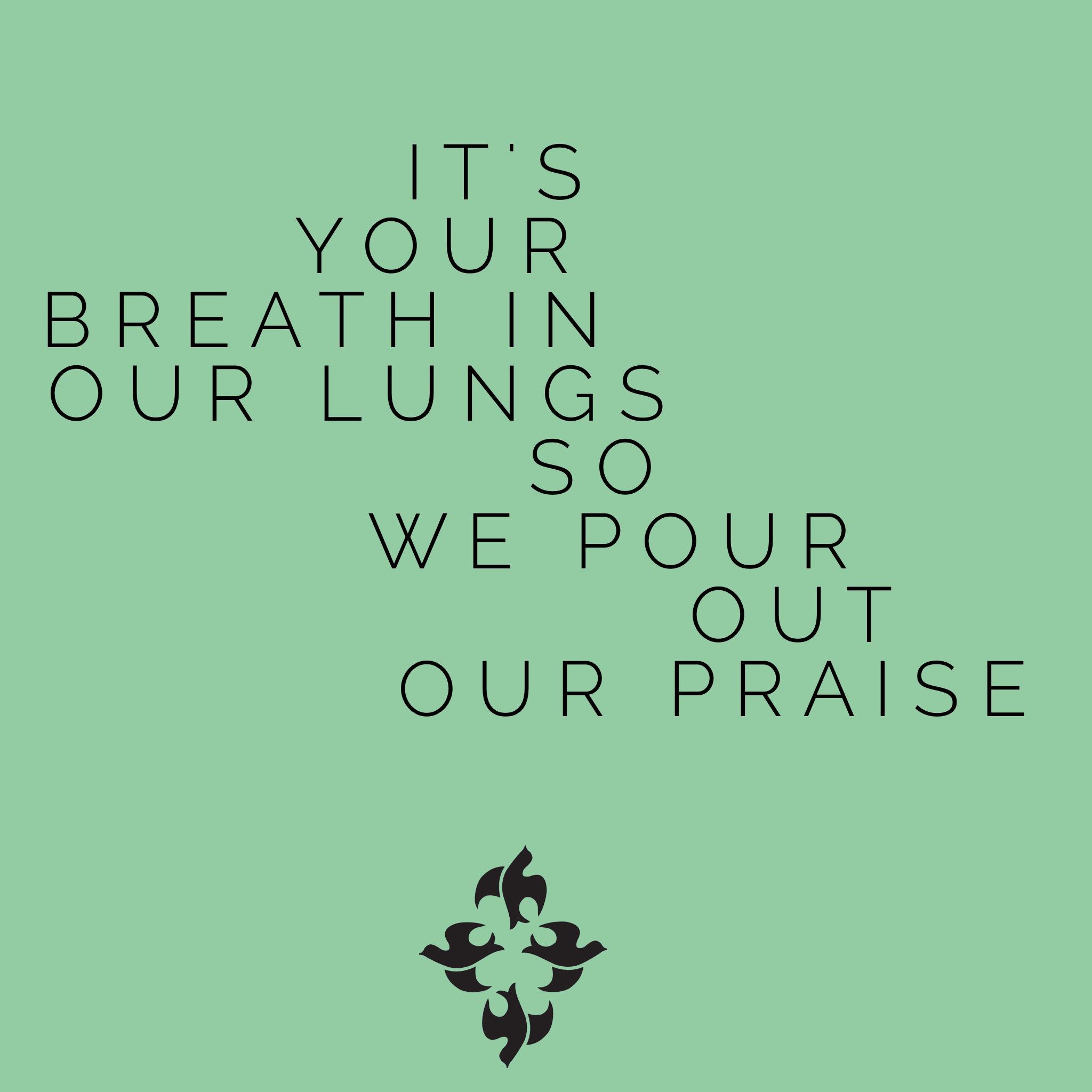 So We Pour Out Our Praise 39