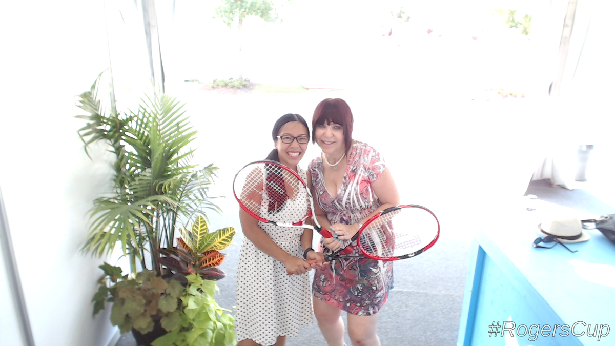 RCTOMirror's tweet photo. Checking out amazing tennis at #RogersCup in Toronto! #TwitterTV http://t.co/euHf780RrR