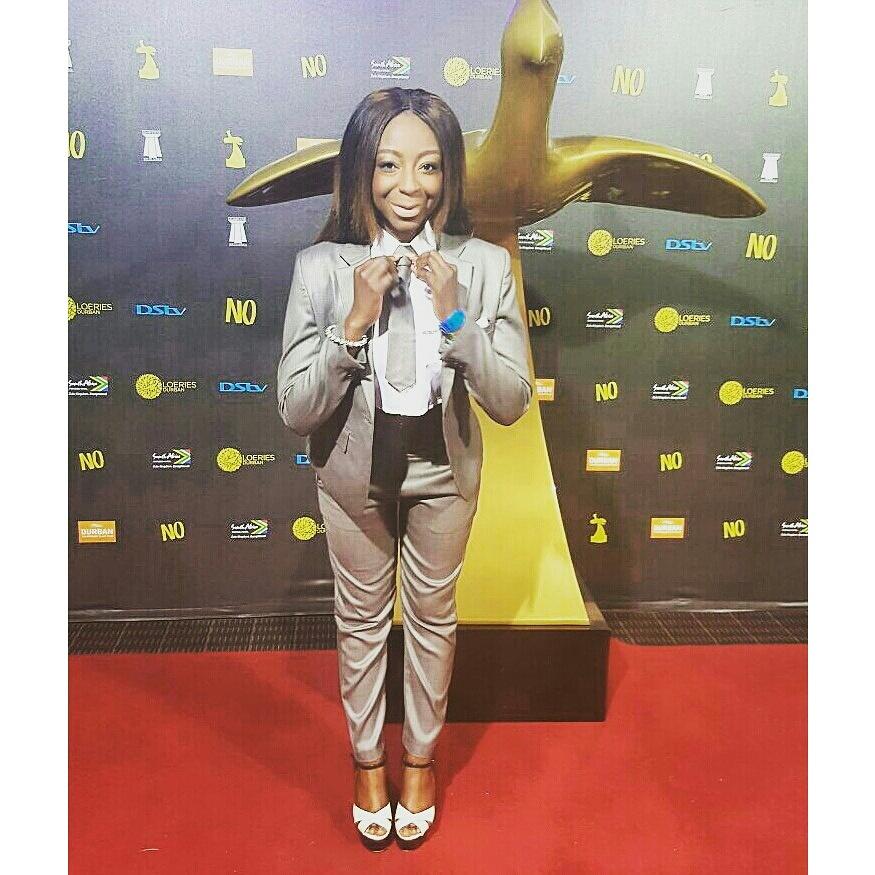 KhutsoTheledi's tweet photo. @loeries #Loeries2015 Dressed by: @2souls1 👔Hair and makeup:Zandile Khumbula. My amazing team♡ #YRocksLoeries http://t.co/pqn5U21pdv