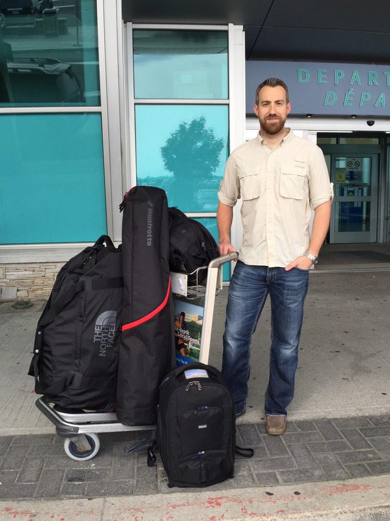 CrockwellPhoto's tweet photo. About to embark on a big shoot. Should be enough gear?! @MAferries http://t.co/IsooFzazkt