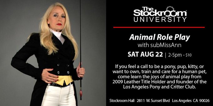 Anyone interested in becoming a Pony or Trainer at Stockroom next Saturday, Aug 22? http://t.co/6oqM<a href="/tag/worththetrip"class="tags"><span>#worththetrip</span></a>