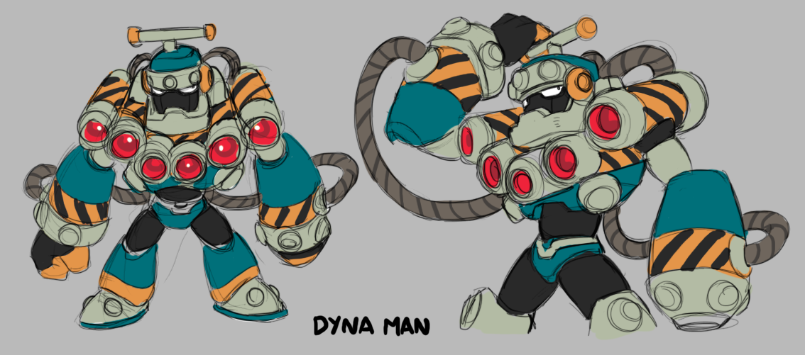 snakepixel's tweet image. Boom goes the Dynaman. (I'll probably be tweaking this guy a lot. The original's design didn't have much.)