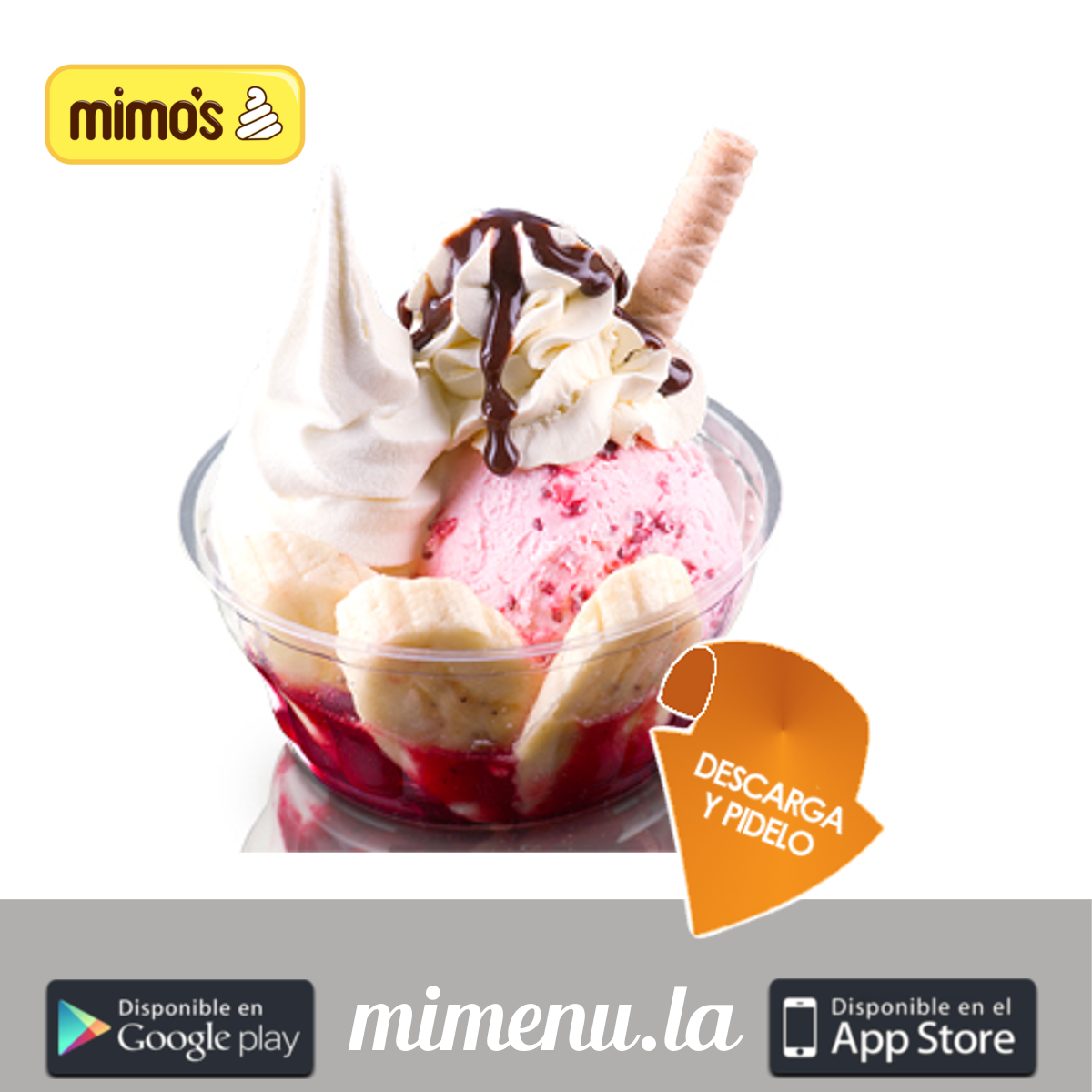 mimenula's tweet photo. ¿Pensando en un Postre para esta tarde? Que tal un #Delicioso #Helado Mimo's Cabecera? Pídelos desde la App @mimenula http://t.co/8s3HrtodIP
