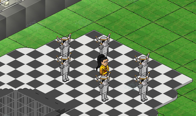 habborepublic's tweet photo. Katy Perry performing 'DARK HORSE' at the Habbo Super Bowl Halftime Show http://t.co/iFOFa2IB3X