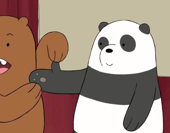 Panda_WBB's tweet photo. The only bear that can give you a real thumbs up are pandas. Are you deserving of one today?  #ThumbsUp #webarebears http://t.co/zCAmFUj56t