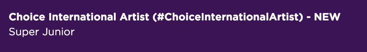 Target_SJ's tweet photo. Congrats to Super Junior for winning #TeenChoice #ChoiceInternationalArtist &amp; #ELF for #ChoiceFandom!! Well done!!! http://t.co/88KP73u33j