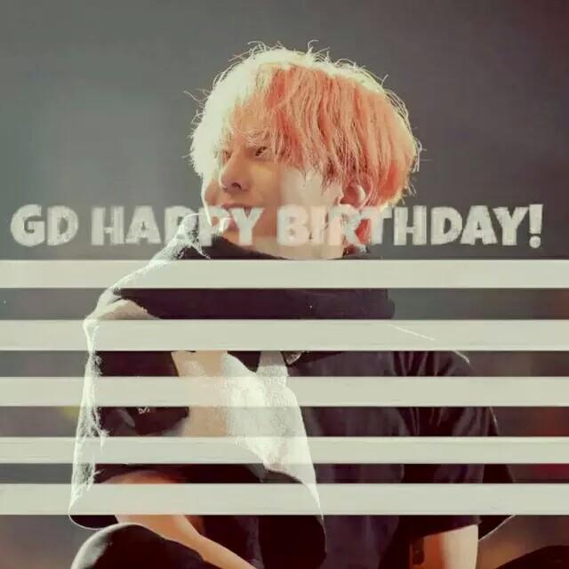 HAPPY BIRTHDAY TO G-DRAGON 