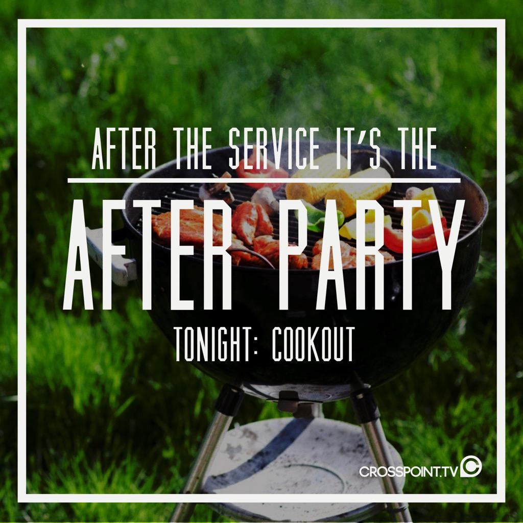 crosspoint_tv's tweet image. After the service it’s the after party. Stick around b/c tonight, we’re grillin’. #CPAfterParty #CPHouseParty