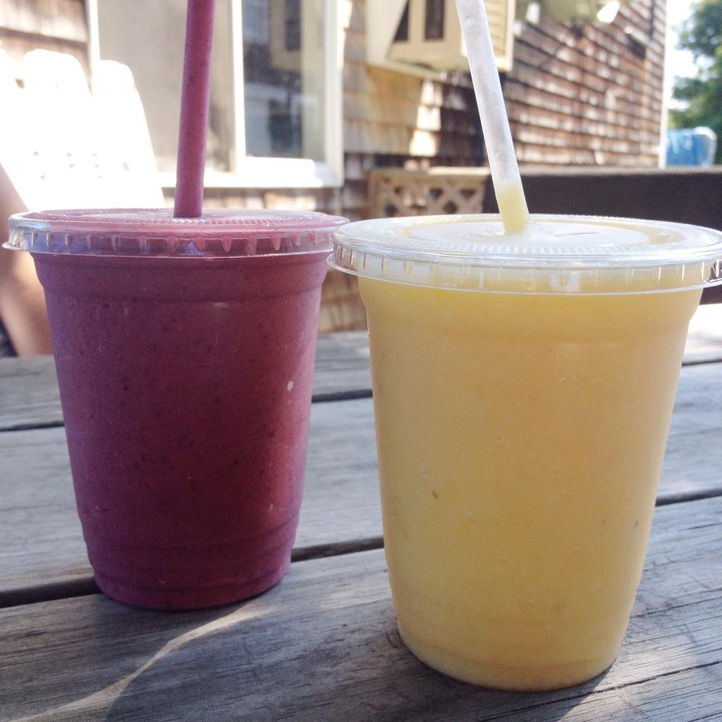 The best way to end a run is with a smoothie 😋