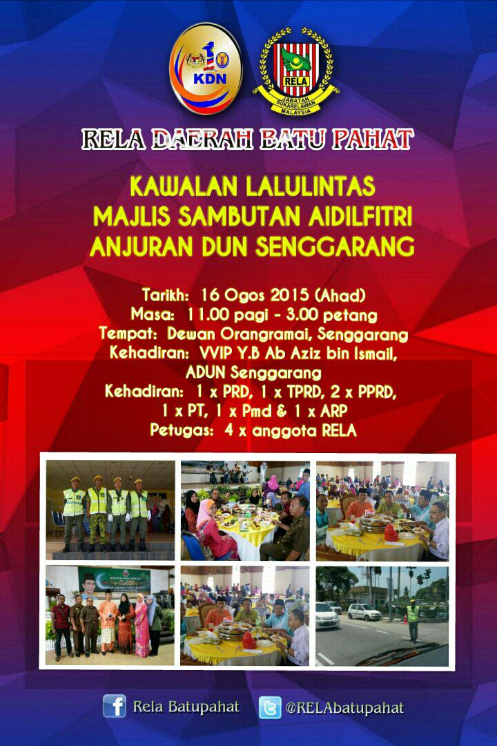 RELA_Johor's tweet photo. #PenugasanKawalanKeselamatan @RELAbatupahat  DS @Zahid_Hamidi @kprelamalaysia  @KDNPUTRAJAYA @relamalaysia @msrz81 http://t.co/r6kzi6mCK3