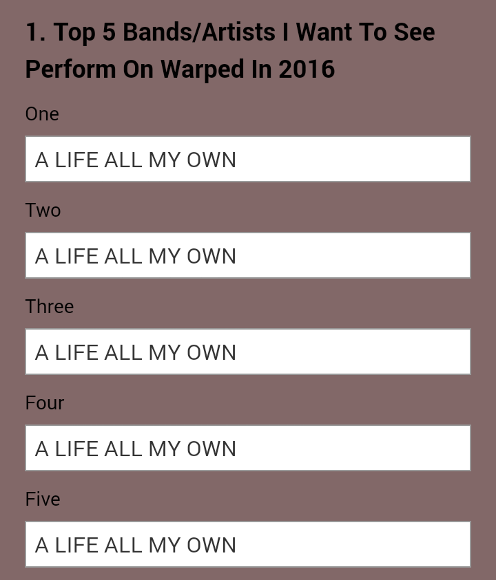 ALAMOFRVNK's tweet photo. IF ALAMO DOESNT PLAY WARPED NEXT YEAR WE RIOT!
@alifeallmyown @ALAMOPVGE @ALAMOMVTTIE @ALAMOAUSTINN @ALAMOCVM http://t.co/RbE06l60hY