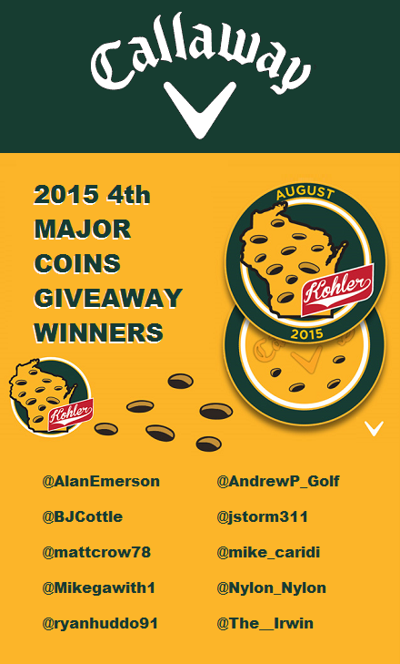 CallawayGolfAUS's tweet photo. The 2015 4th Major Coins Giveaway winners are... http://t.co/GsQQ9Oa1kV