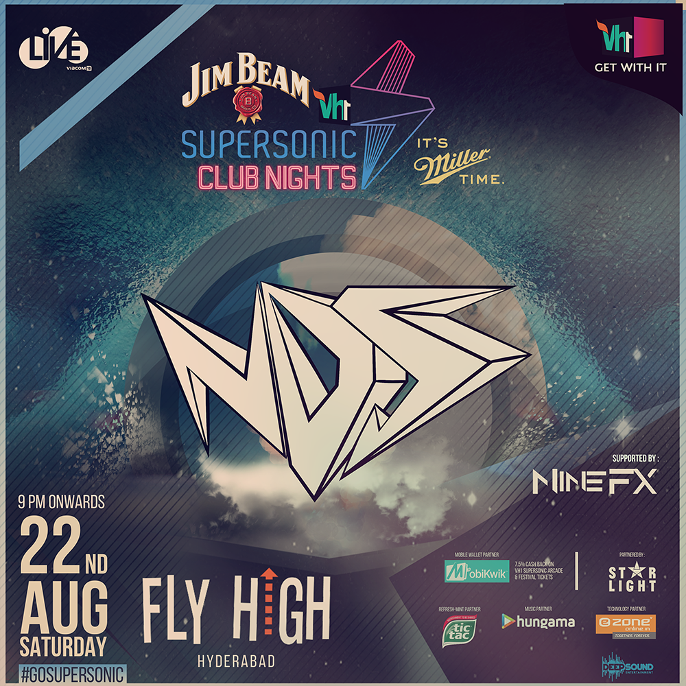 ndsonline's tweet photo. Thrilled to announce my first show as #NDS. 
@Vh1Supersonic club nights at Fly High, #Hyderabad. 

Be there! #Excited http://t.co/arwdxpS2BC