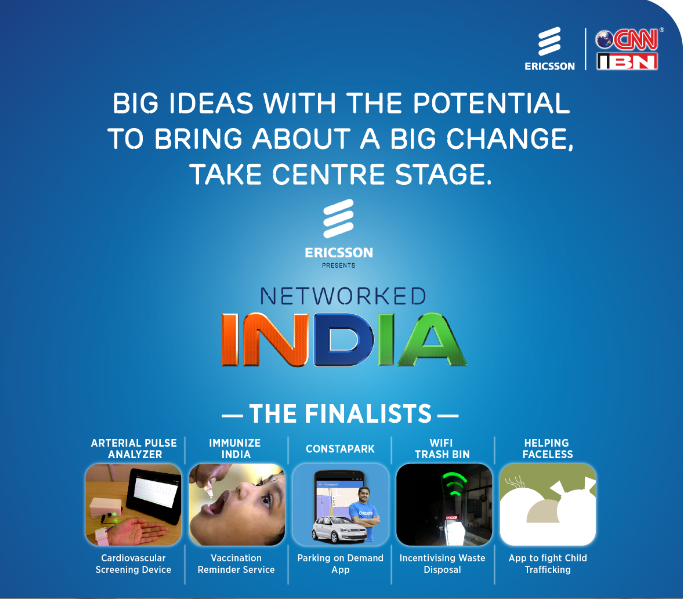 EricssonIndia's tweet photo. #NetworkedIndia discovers 5 ground-breaking #innovations that can change India for good. http://t.co/X27tY7vXsr http://t.co/d6jgKUJz4V