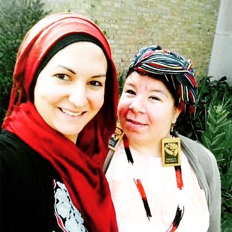 mocosamoments's tweet photo. Shooting a scene at the Mitchell Musuem of the American Indian with Canadian journalist @Oussaymac http://t.co/mXEMJXU8FH
