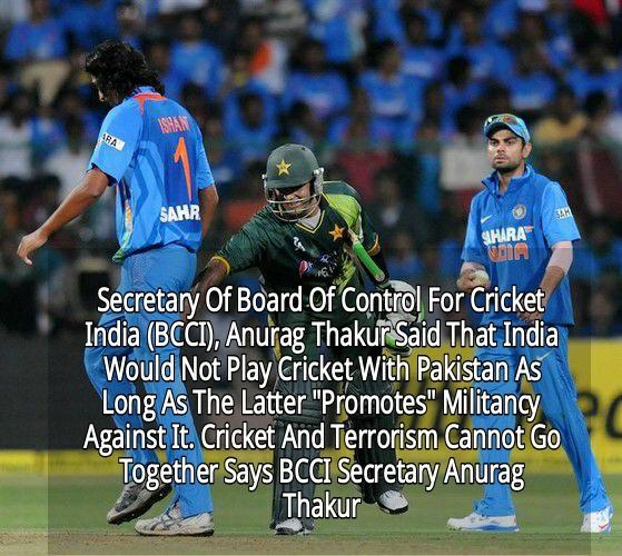 Cricketmr360's tweet photo. BCCI Rules Out Playing Cricket With Pakistan @BCCI @TheRealPCB  #Cricket http://t.co/NNuyZXiTD3