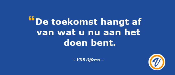 VDBOffertes's tweet photo. Welke stappen gaat u vandaag #ondernemen voor de toekomst? #zzp #freelance http://t.co/e09t4KoK7c
