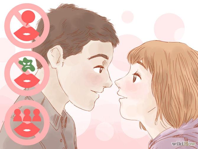 How to kiss boyfriend step by step