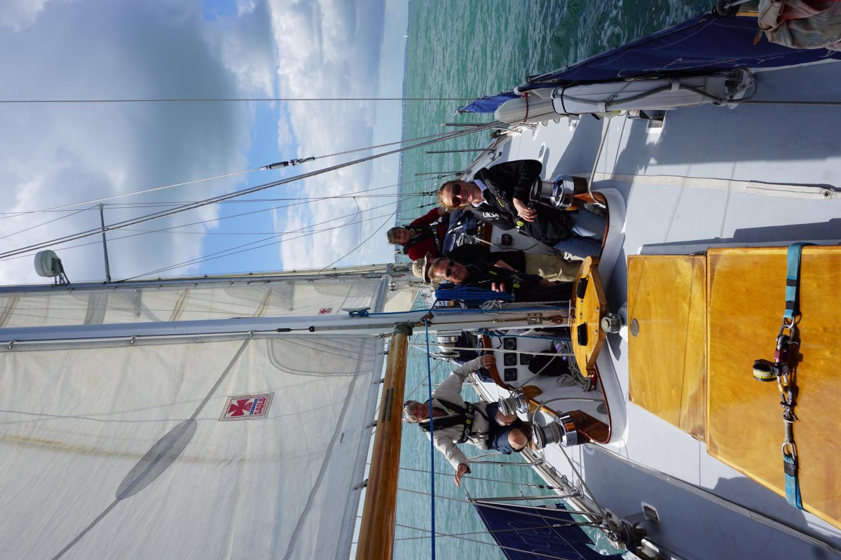 DynamicMalcolm's tweet image. Fantastic day sailing on the iconic 'Gypsy Moth IV', Sir Francis Chichester's with clients #gypsymoth #clientreward