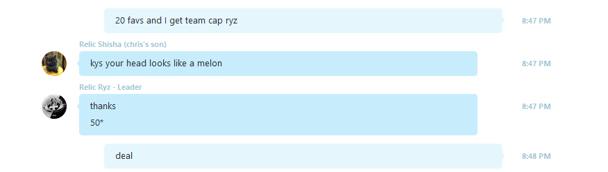 SingleNacs's tweet image. 50 favs and i get team cap for @RelicRepublic