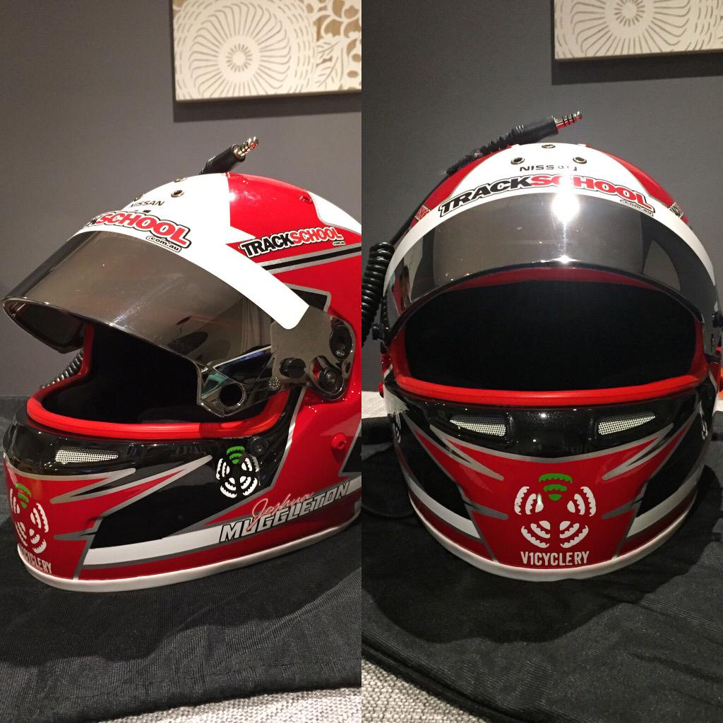 Before and After pics of my helmet. Installed some <a href="/AntmanArmy/">Antman Helmet Design</a> Custom Trix Grillz and Trims. #racingdriverfound