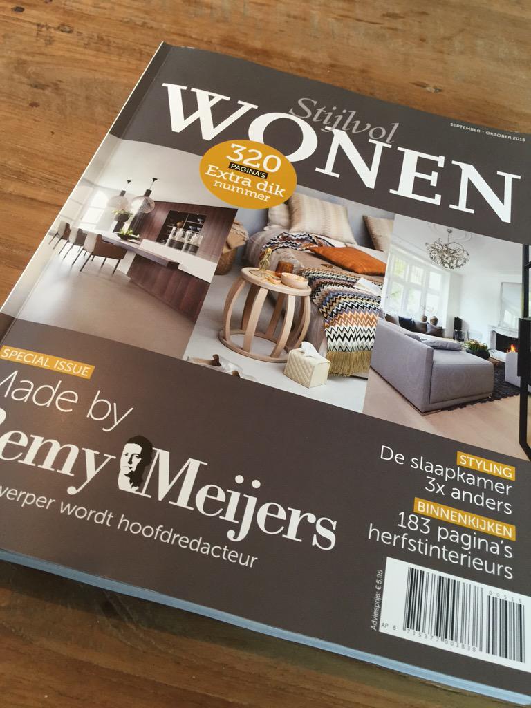 De nieuwe <a href="/Stijlvol_Wonen/">Stijlvol Wonen</a> is uit. Met als gast hoofdredacteur <a href="/remymeijers/">Remy Meijers</a> 
Veel #inspiratie, thema #sober-chique.