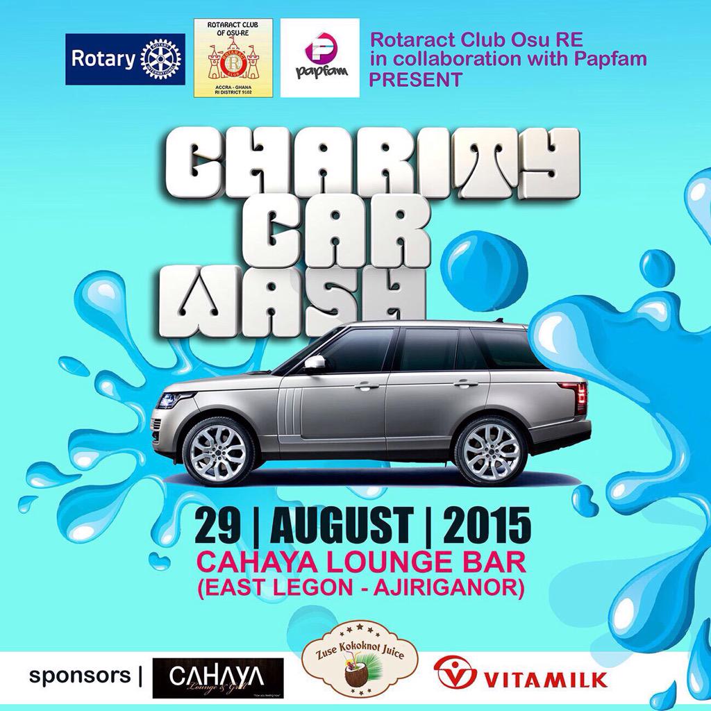 kofikaay's tweet photo. #Charitycarwash. Cme and support #Developmentoflife http://t.co/iqAurUuQ3K