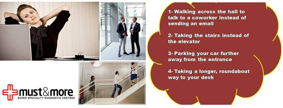 Try these tips for Staying #Active in the Office.