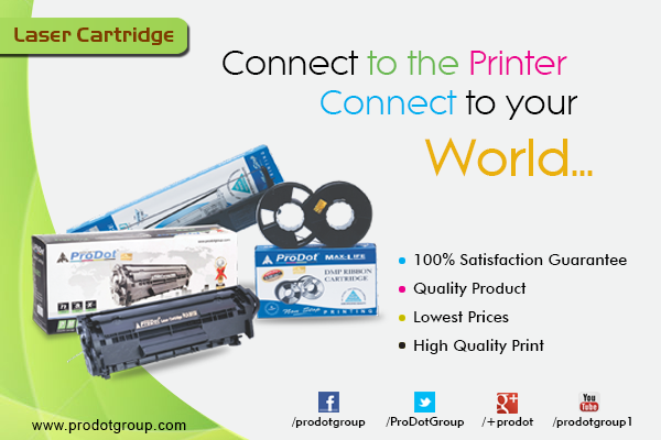 "Think Printing,Think ProDot!" 
#ProDot offers wide variety of model wise compatible toner cartridges .