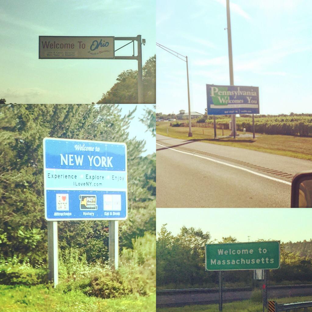 Integr8N8's tweet image. Day 1 complete: NH, MA, NY, PA, OH. On to day 2! #scribemoveswest #scribevibe @scribesoft @EvanMParis @lharringtonnl
