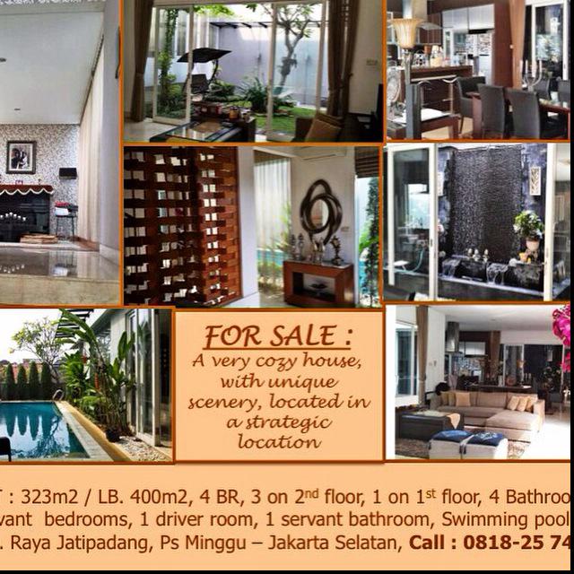 House for sale, call: 0818-25 7474