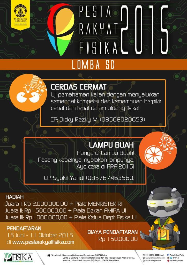 PRF_UI's tweet photo. Selamat HUT #RI70 🙌🎉 Yuk asah kemampuan bersaing kamu untuk indonesia lebih baik 😉 Klik http://t.co/1TUssWRyie http://t.co/vWjjcWtn51