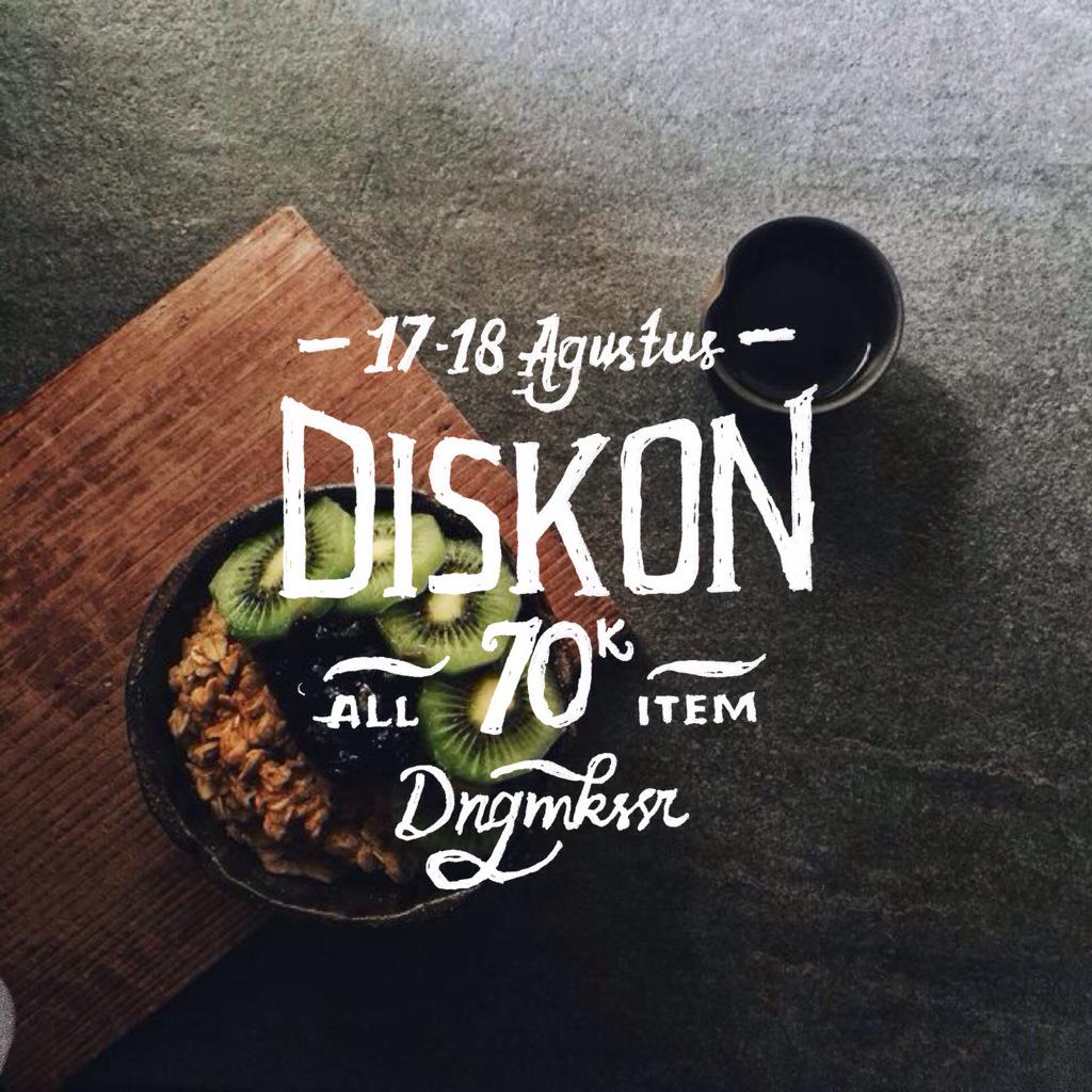 Khusus tanggal 17-18 Agustus 2015, kami mengadakan spesial diskong!