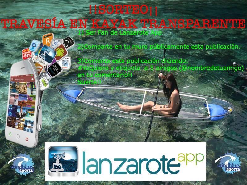 lanzaroteapp's tweet photo. Síguenos en las redes sociales y gana fantásticos premios! paseo en Kayak transparente... Participa y gana #Lanzarote http://t.co/fdFFx2BjpU
