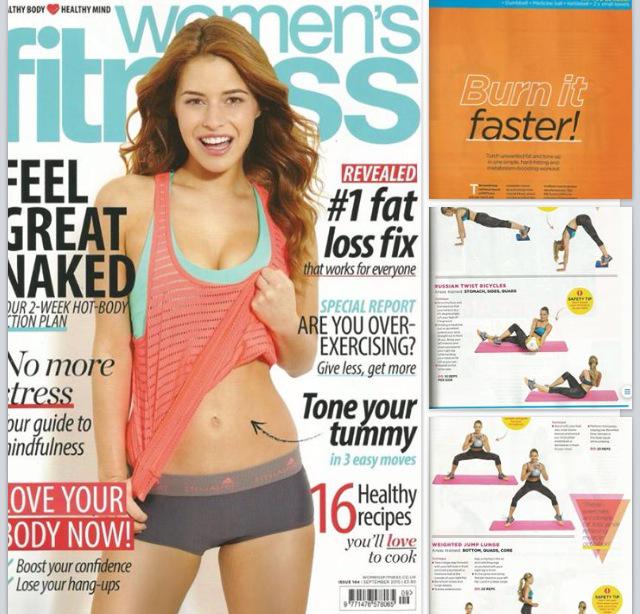 STOP PRESS....Elissa hits the Nation with her  DIY #METcore workout in this September's Women's Fitness! #fitfam