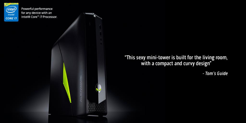 Alienware's tweet photo. #AlienwareX51 received a 4/5 from Tom's Guide, for its sleek design &amp; graphics performance. http://t.co/acVHudYblH http://t.co/JaHDXTNP1Z