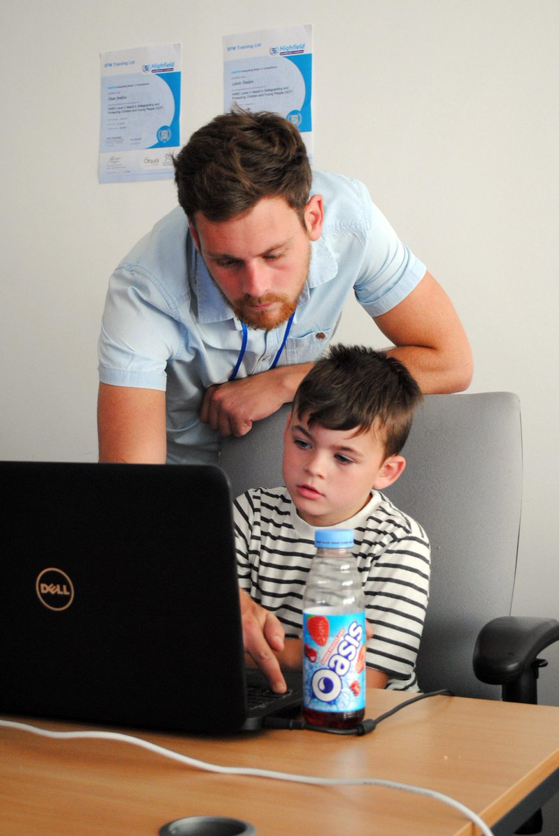 CodezAcademy's tweet image. Taster sessions have begun! Why not pop over and say hello? Adult session starts at 1.30pm, it is free after all!