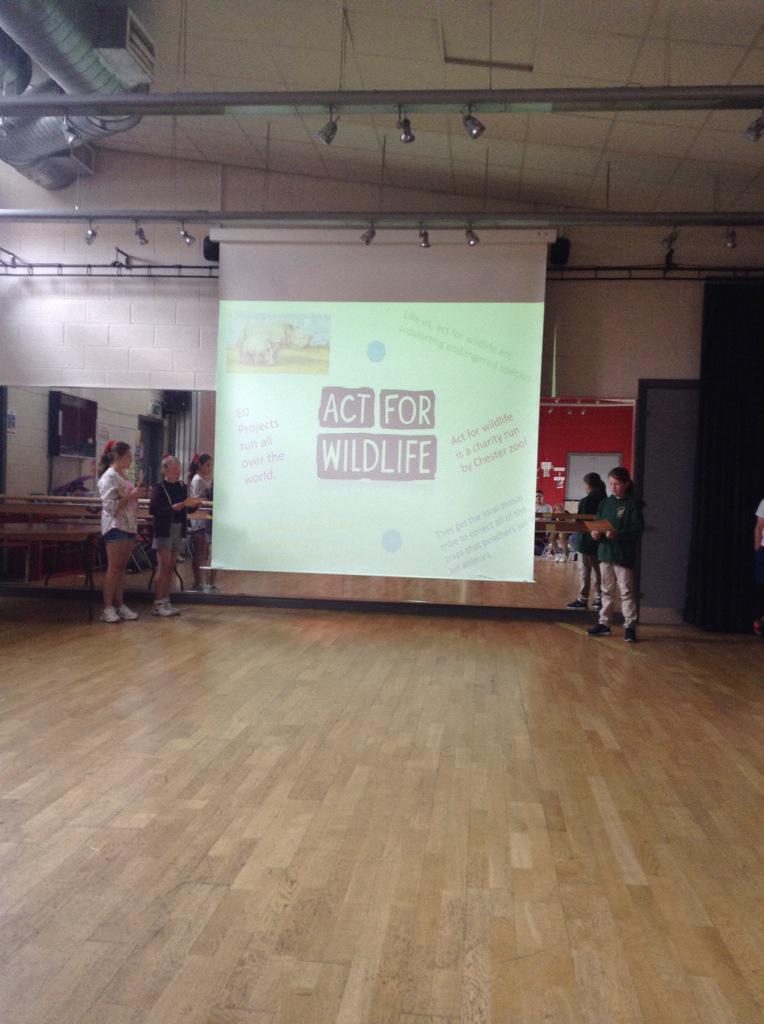 Starting our #summerschool presentations for <a href="/chesterzoo/">Chester Zoo</a> #actforwildlife