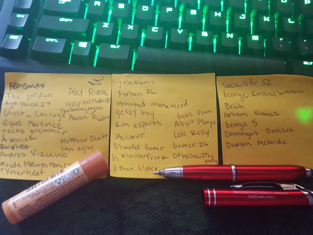 GhostNinja's tweet image. This is a list off ppl that have entered already! #Blackops3betacode