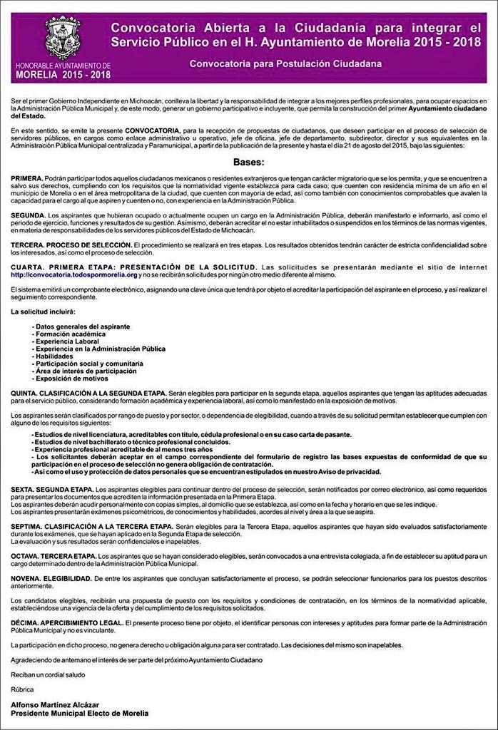 AlfonsoMtz_Mx's tweet photo. #Morelia ya se decidió por el cambio, juntos lo estamos construyendo c/acciones transparentes: http://t.co/ohG8qhLKxR http://t.co/UguykfY4MC