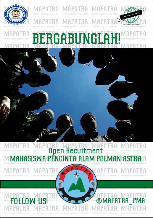 Mapatra_PMA's tweet photo. Open Recruitment Mapala Polman Astra 2015 http://t.co/twZPei4TF4