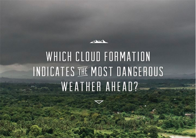 Pop Quiz from <a href="/CLIFBar/">CLIF BAR</a>: Test your knowledge of which clouds mean fun &amp; which mean business bit.ly/1LfnBnr