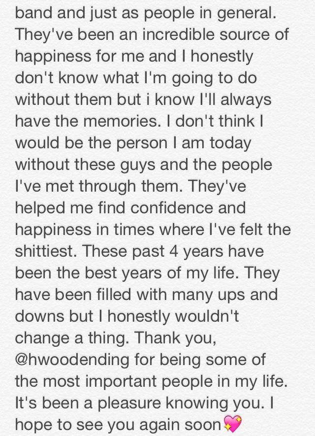 Thank you for an unforgettable 4 years💖 HE reppin... Neva forget. <a href="/HWoodEnding/">Hollywood Ending</a>