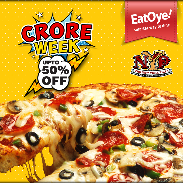 EatOyePK's tweet photo. #EatOye #CroreWeek!
- 50% #HyperDiscount #deal at #NYP, #Karachi only on #EatOye!
https://t.co/ohhX0fpS3y http://t.co/vhmgeoW2ra