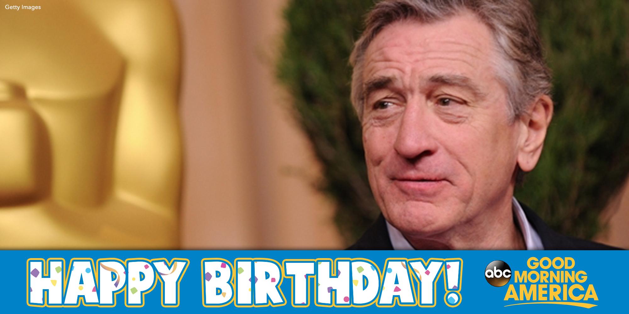 Happy Birthday to Award winner, acting legend Robert De Niro!  