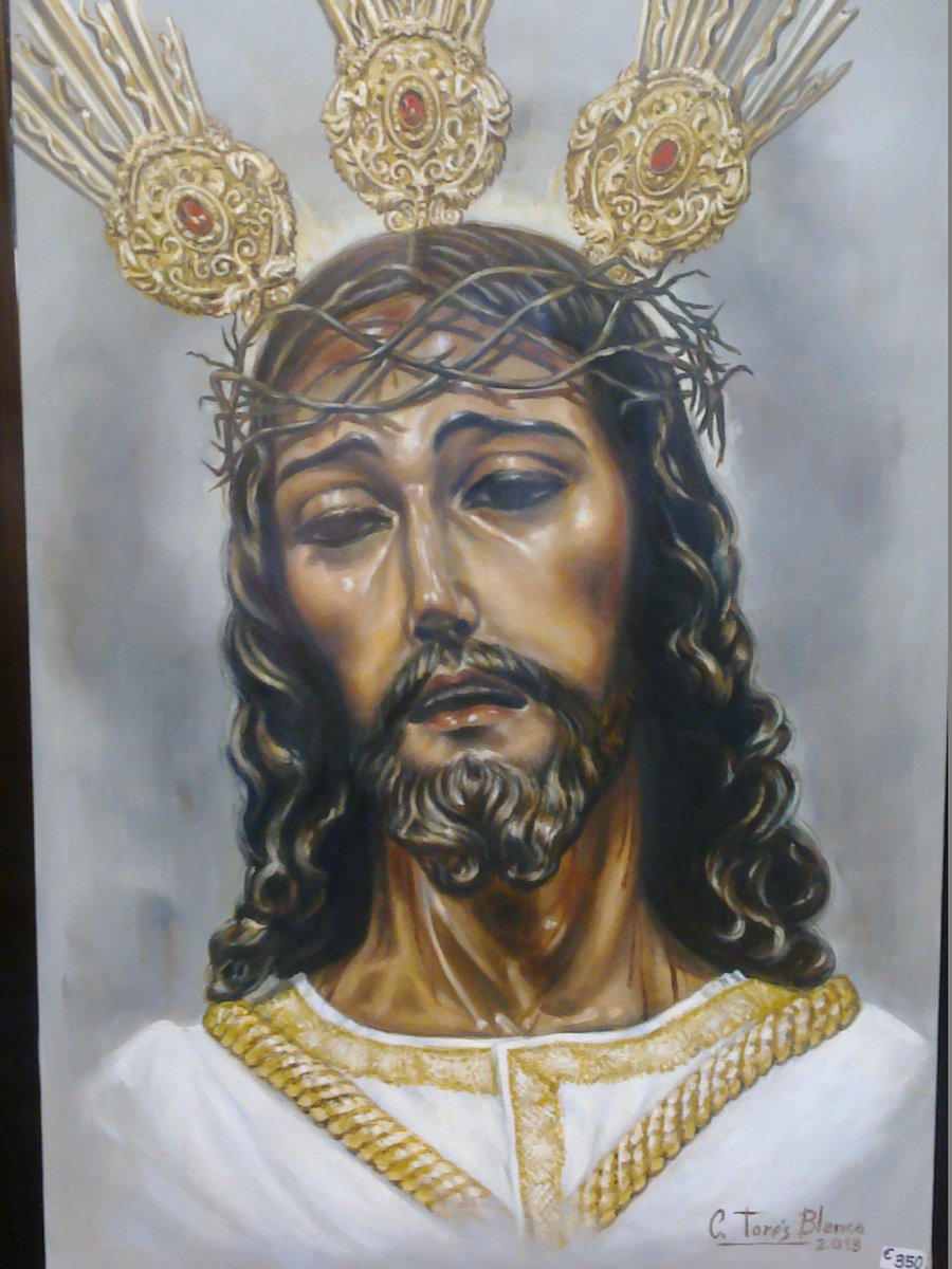 Nuestro Padre Jesús #Cautivo, pintura de Torés Blanca (2013)