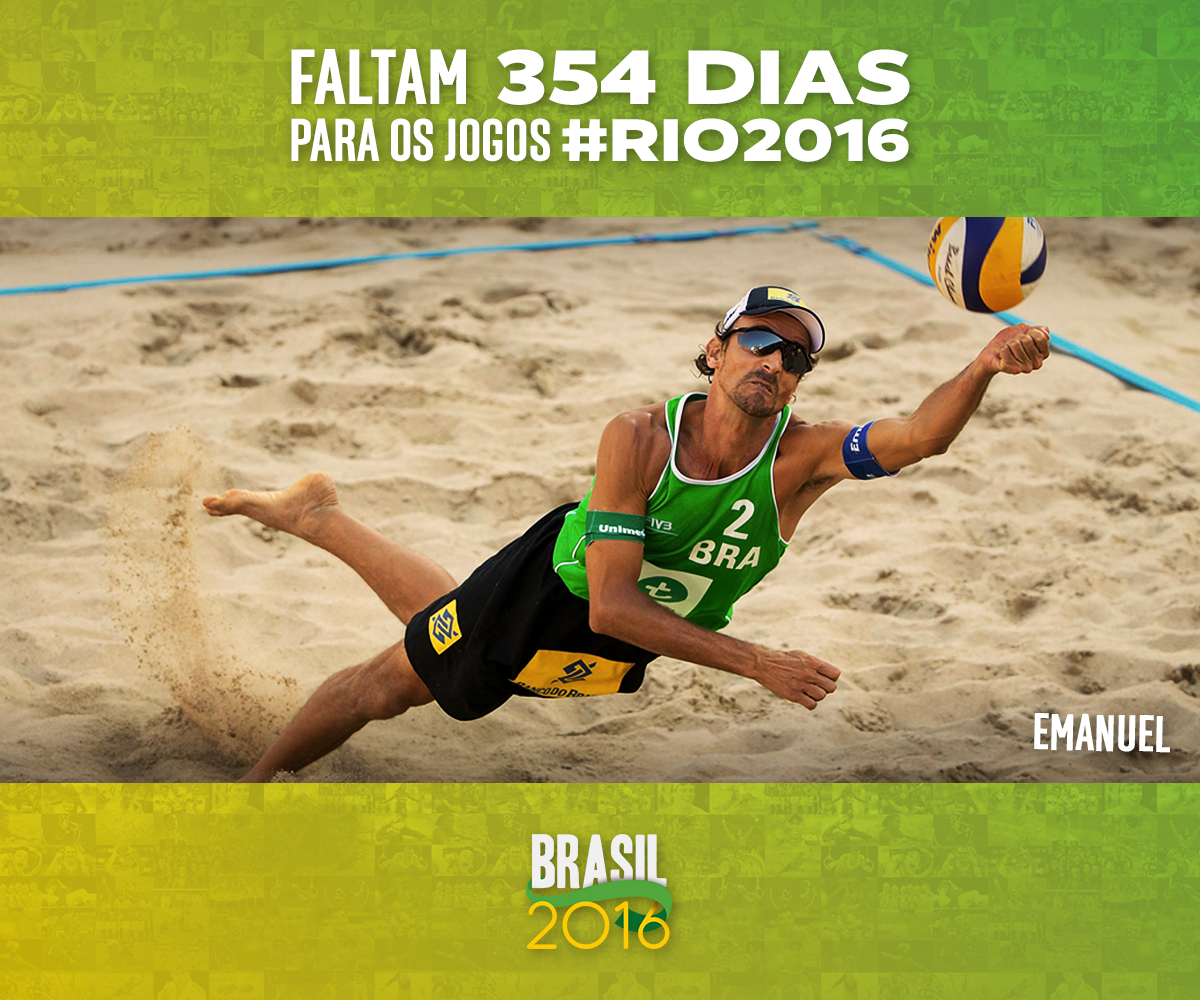 EsporteGovBR's tweet photo. #BomDia Hoje é segunda-feira, 17 de agosto de 2015. Faltam 354 dias para os Jogos #Rio2016. http://t.co/eW1P2ASsn0 http://t.co/O9WlY4ih6r