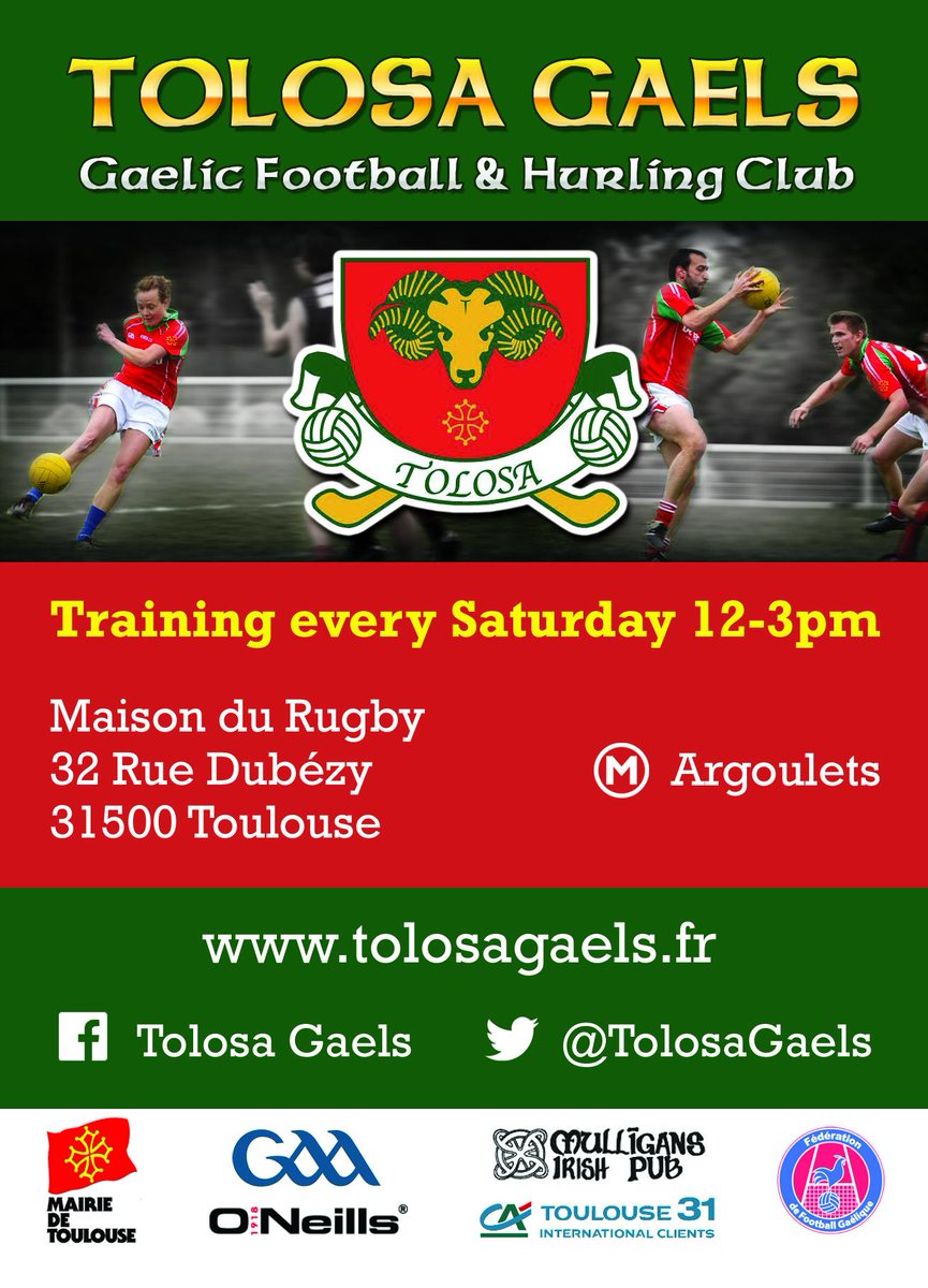 Gaelic football &amp; hurling during your Erasmus year in Toulouse...a great way to keep fit and have the craic!