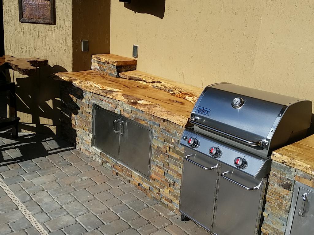 My outdoor kitchen complete #AdvilSweepstakes #DIYrelief